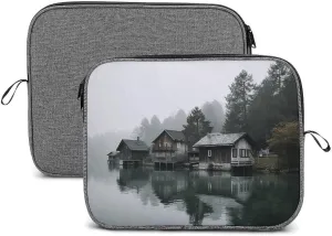 Laptop Sleeve Bag 14inch Slim Computer Carrying Bag Hut by The River Laptop Protective Case Briefcase Handbag