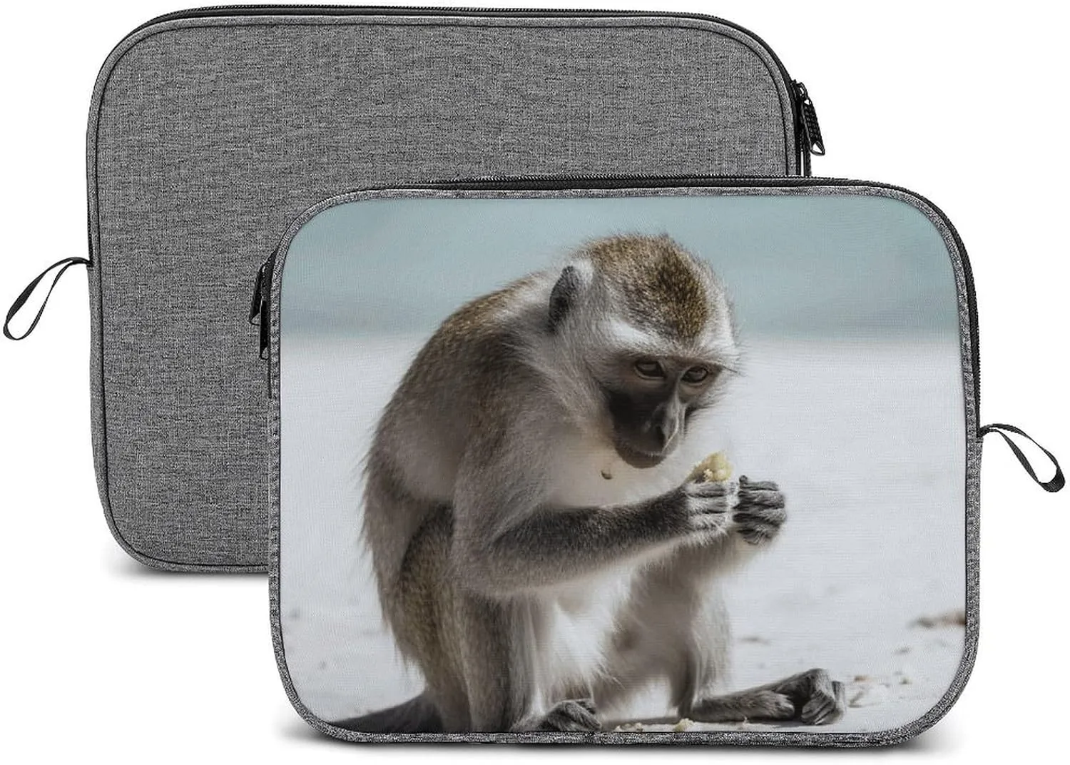 Laptop Sleeve Bag 14inch Slim Computer Carrying Bag Monkey on The Ground Laptop Protective Case Briefcase Handbag