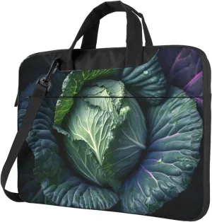 Laptop Sleeve Bag Shockproof Notebook Case Bright Cabbage Computer Carrying Case with Shoulder Strap 14 inch