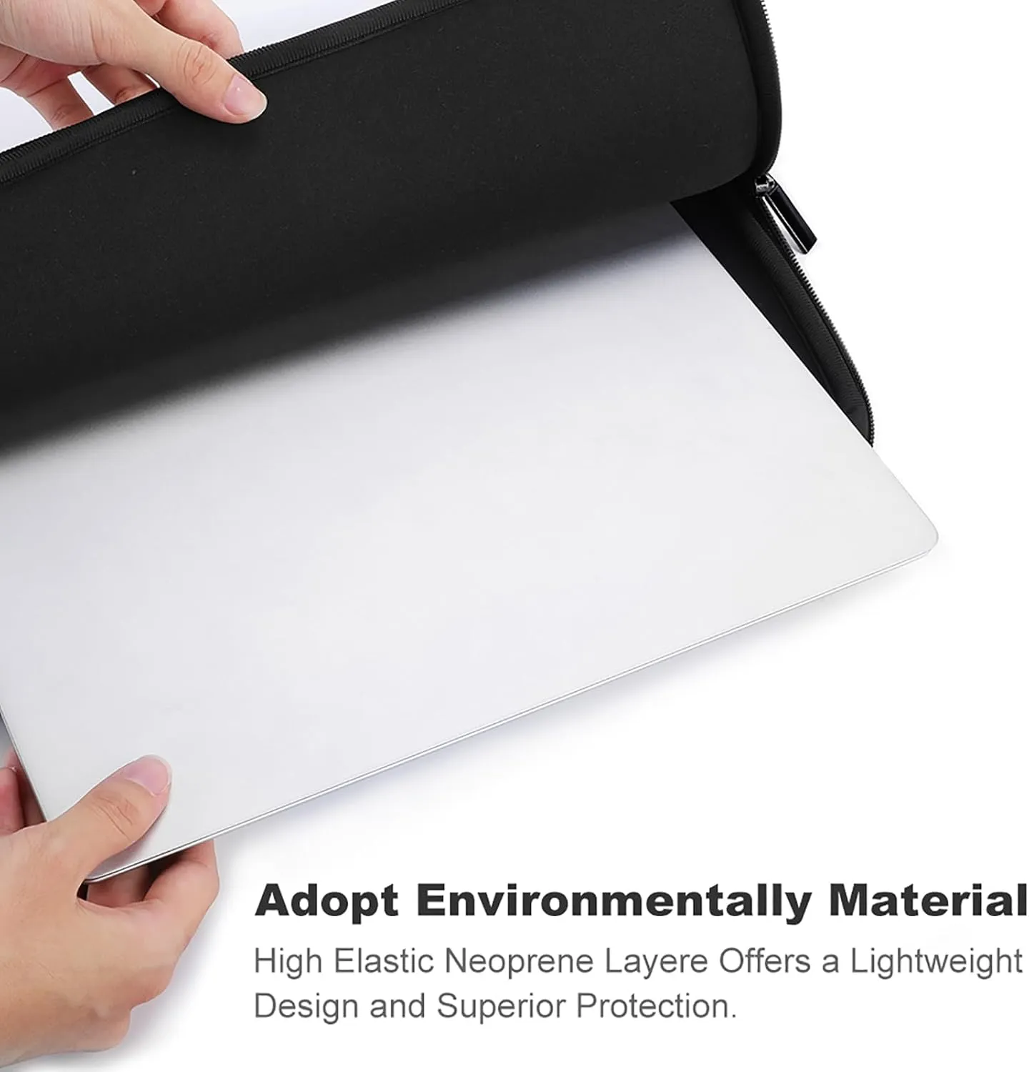 Laptop Sleeve Case Alphabets Sound Handle Bag Shockproof Modern Protect Computer Cover Carrying Briefcase