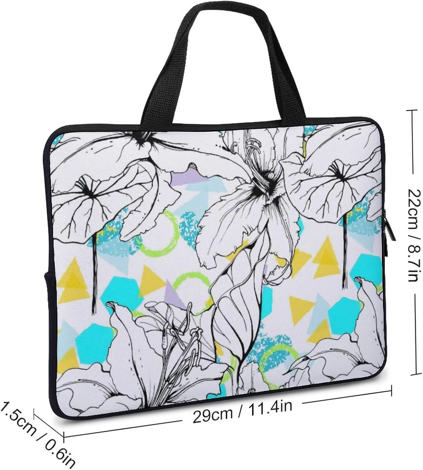 Laptop Sleeve Case Durable Redbuds HandBag Laptop Bag Shockproof Protective Computer Cover Carry-on Briefcase for