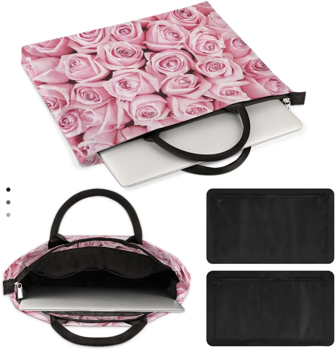 Laptop Sleeve Case for Women Men Laptop Bag Durable Travel Computer Carrying Bag with Handle Accessories Bags
