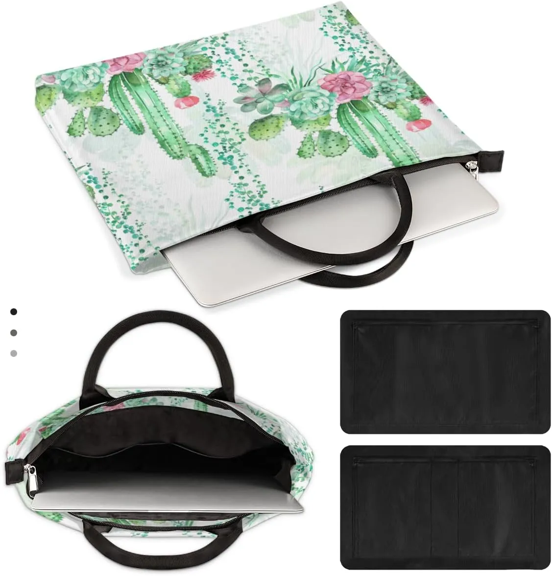 Laptop Sleeve Case for Women Men Laptop Bag Durable Travel Computer Carrying Bag with Handle Accessories Bags