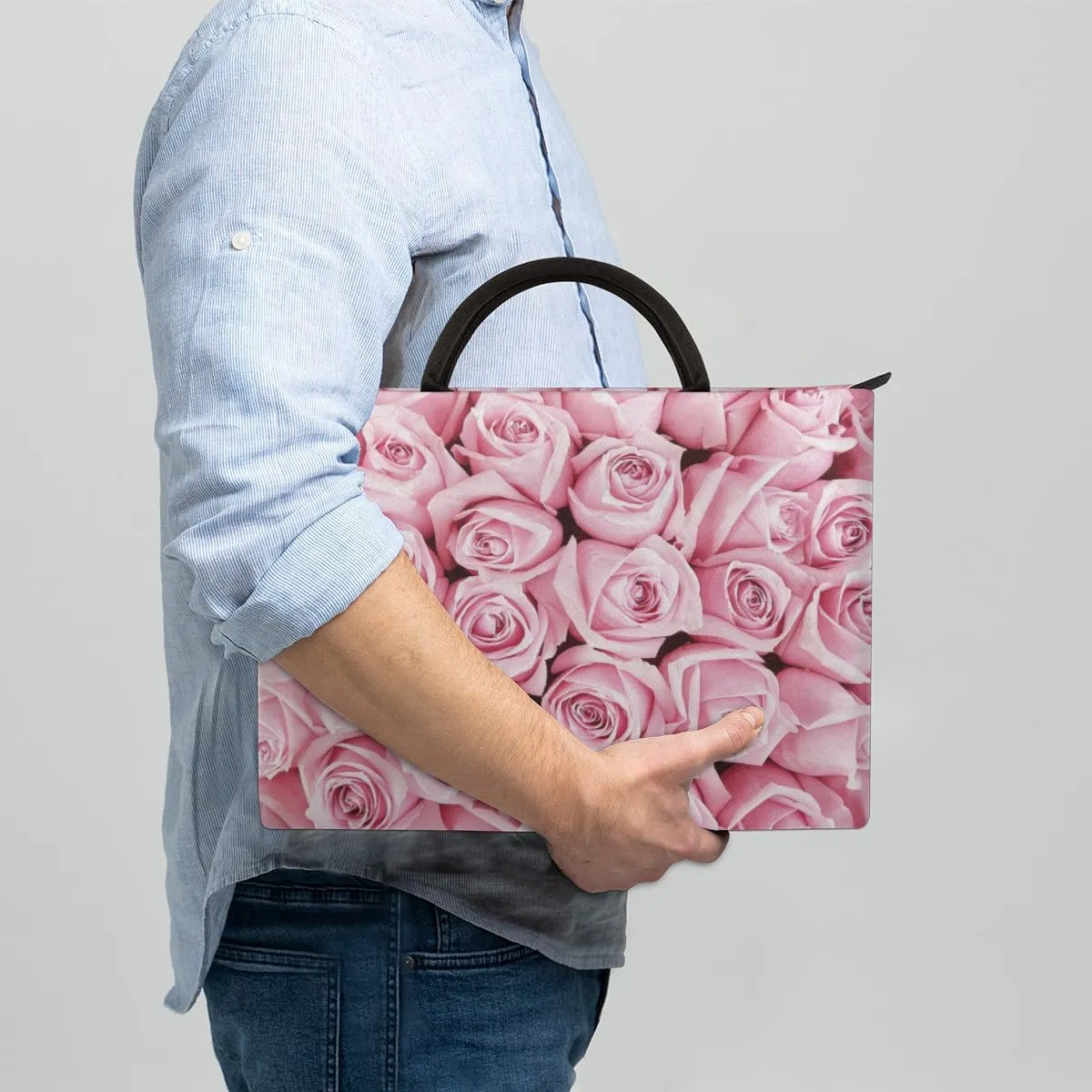 Laptop Sleeve Case for Women Men Laptop Bag Durable Travel Computer Carrying Bag with Handle Accessories Bags