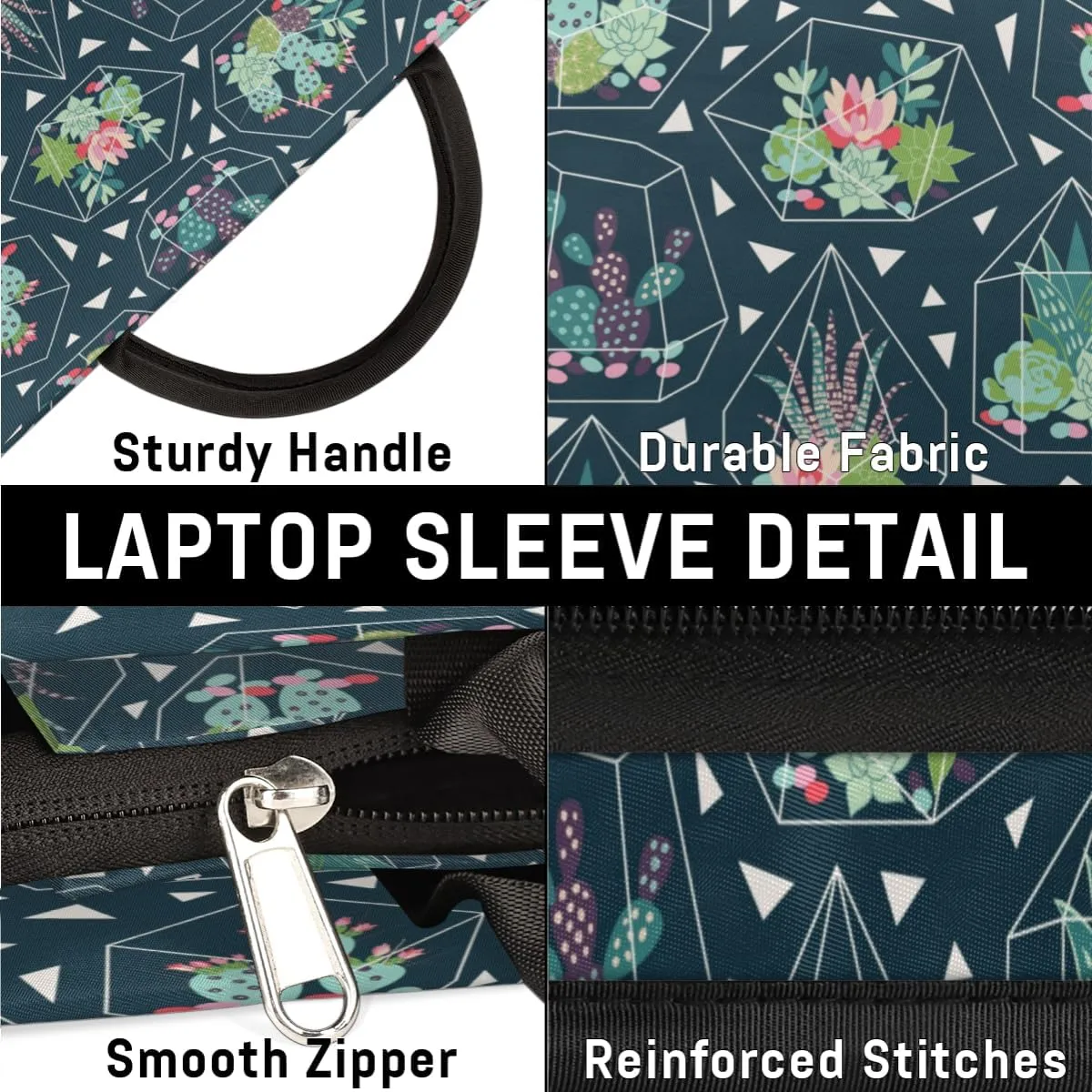 Laptop Sleeve Case for Women Men Laptop Bag Durable Travel Computer Carrying Bag with Handle Accessories Bags