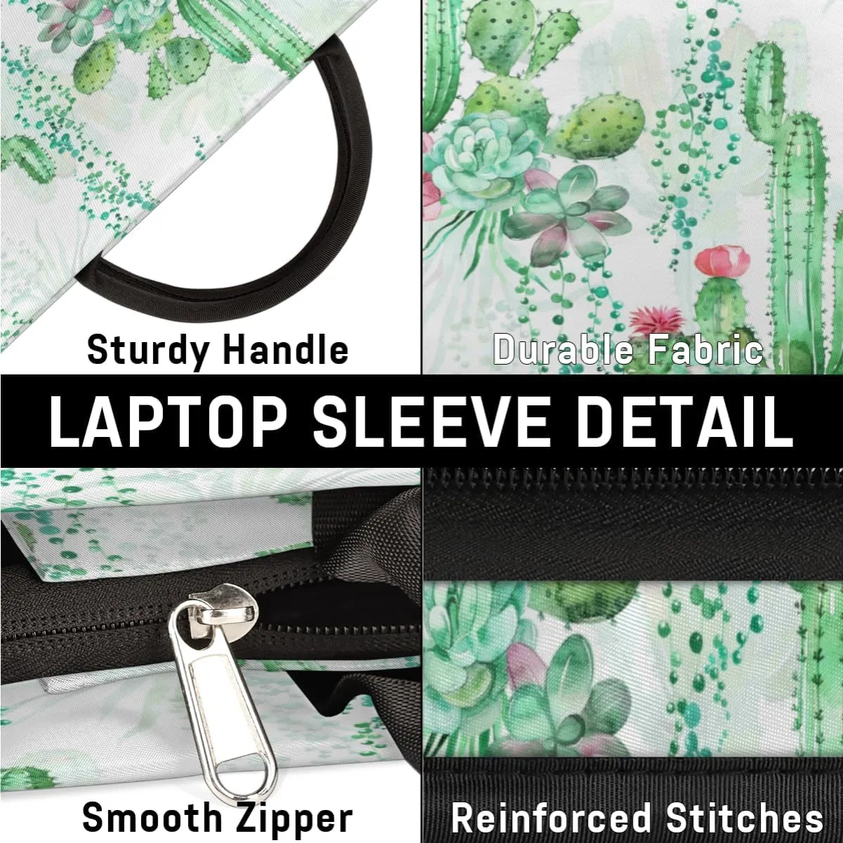Laptop Sleeve Case for Women Men Laptop Bag Durable Travel Computer Carrying Bag with Handle Accessories Bags