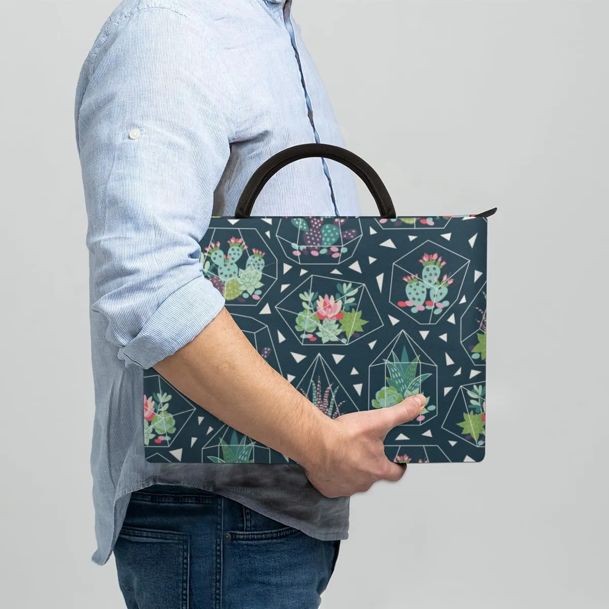 Laptop Sleeve Case for Women Men Laptop Bag Durable Travel Computer Carrying Bag with Handle Accessories Bags