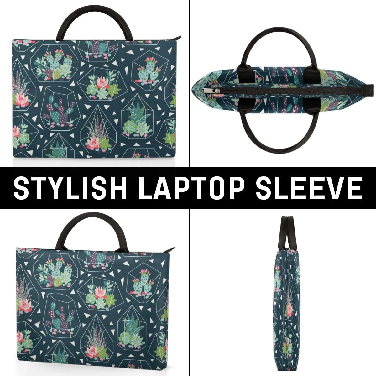 Laptop Sleeve Case for Women Men Laptop Bag Durable Travel Computer Carrying Bag with Handle Accessories Bags