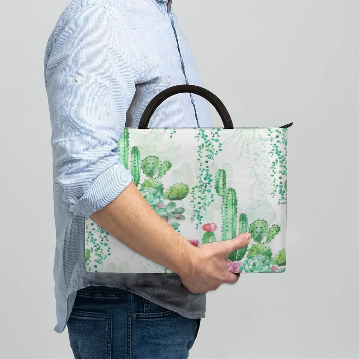 Laptop Sleeve Case for Women Men Laptop Bag Durable Travel Computer Carrying Bag with Handle Accessories Bags