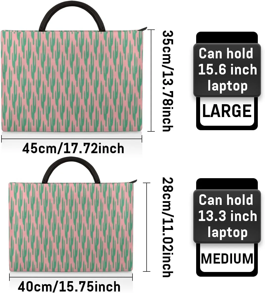 Laptop Sleeve Case for Women Men Laptop Bag Durable Travel Computer Carrying Bag with Handle Accessories Bags