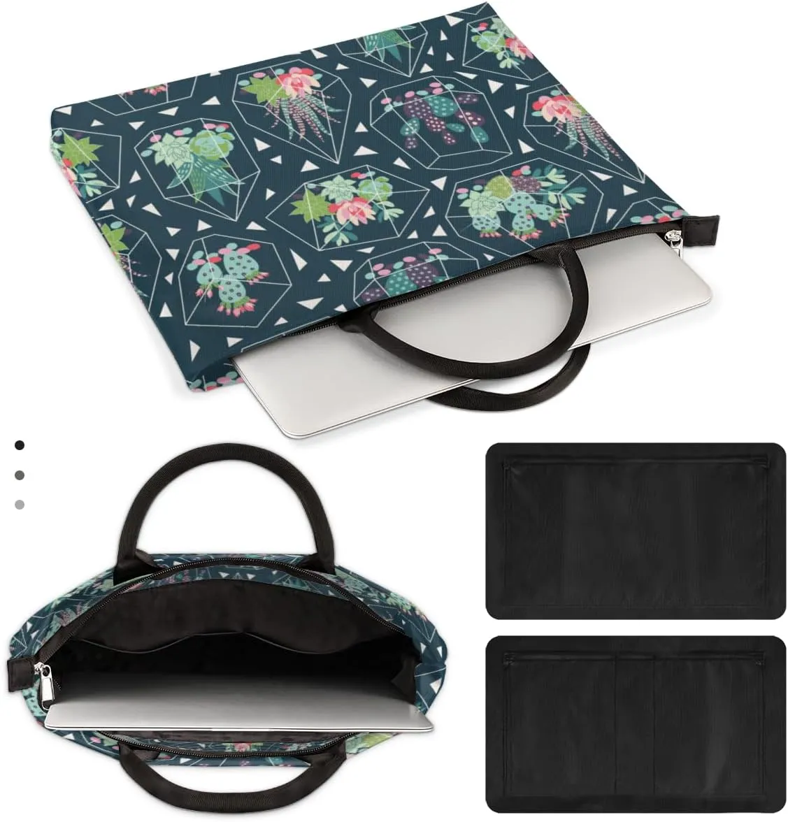 Laptop Sleeve Case for Women Men Laptop Bag Durable Travel Computer Carrying Bag with Handle Accessories Bags