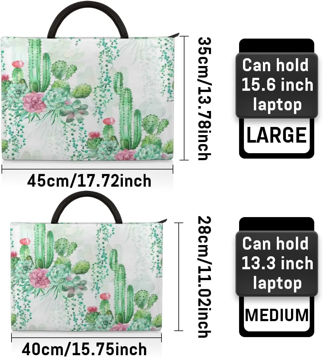 Laptop Sleeve Case for Women Men Laptop Bag Durable Travel Computer Carrying Bag with Handle Accessories Bags