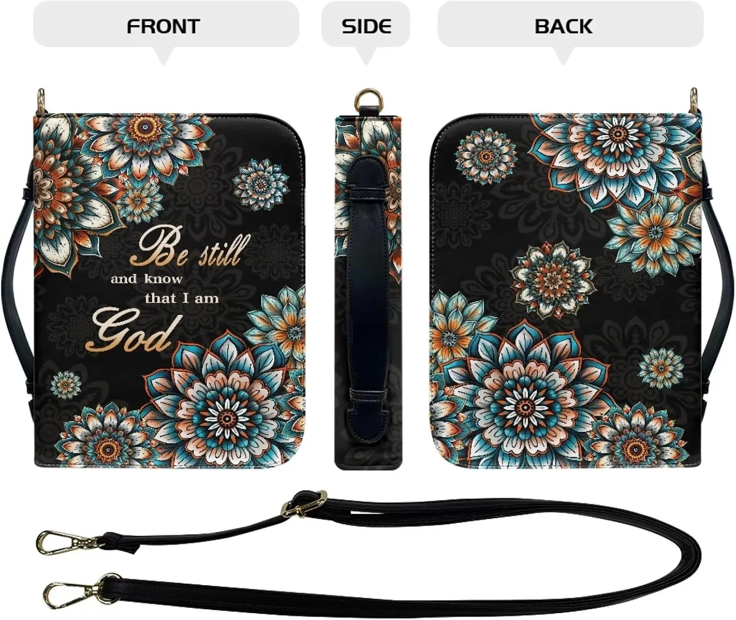 Large Bible Cover Case for Women Men Waterproof Study Church Bag Religious Christian Accessories M-2XL