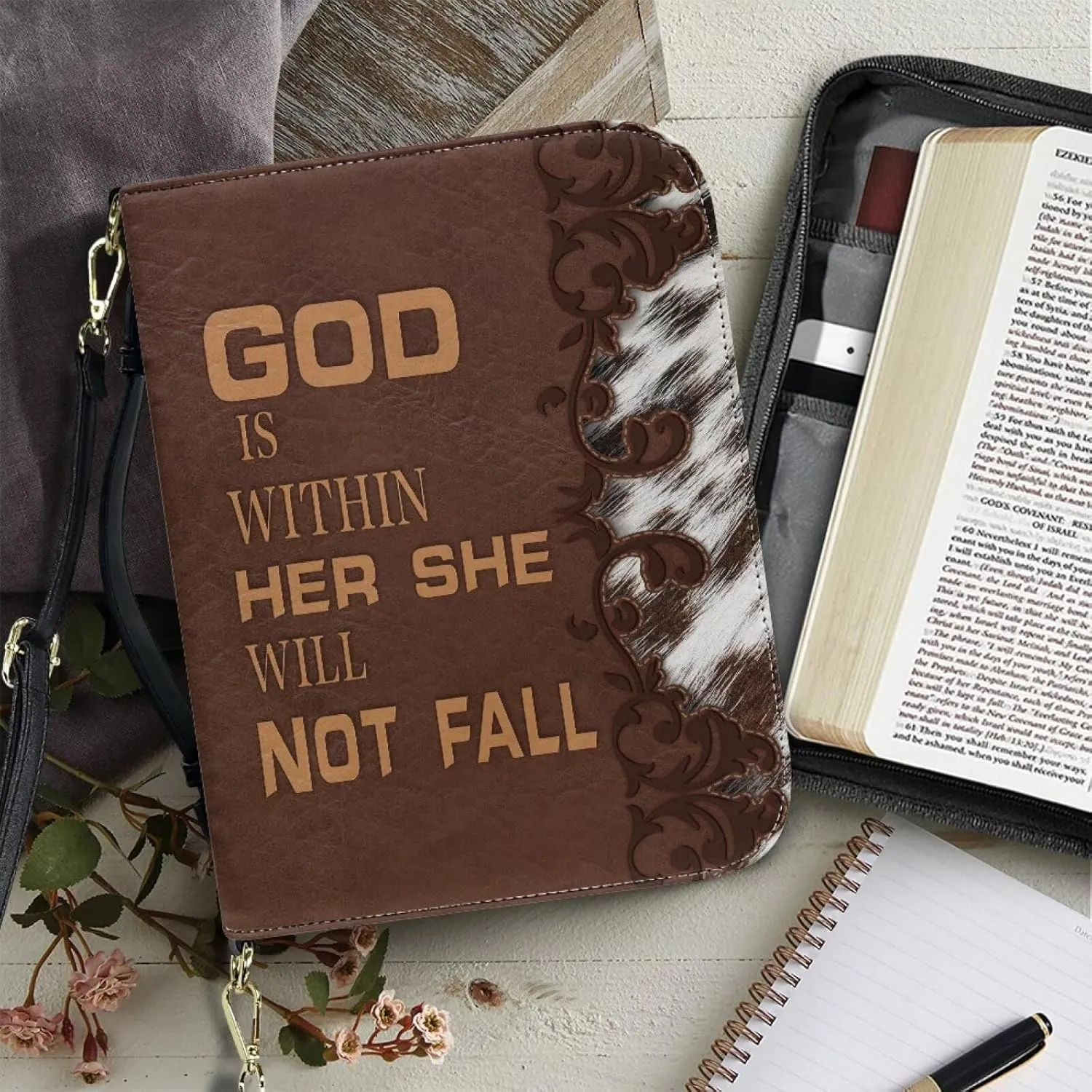 Large Bible Cover Case for Women Men Waterproof Study Church Bag Religious Christian Accessories M-2XL