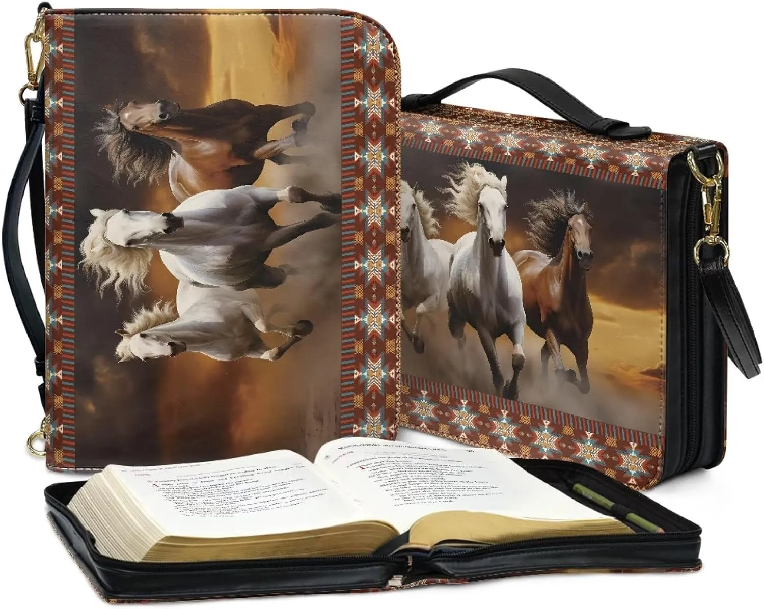 Large Bible Cover Case for Women Men Waterproof Study Church Bag Religious Christian Accessories M-2XL