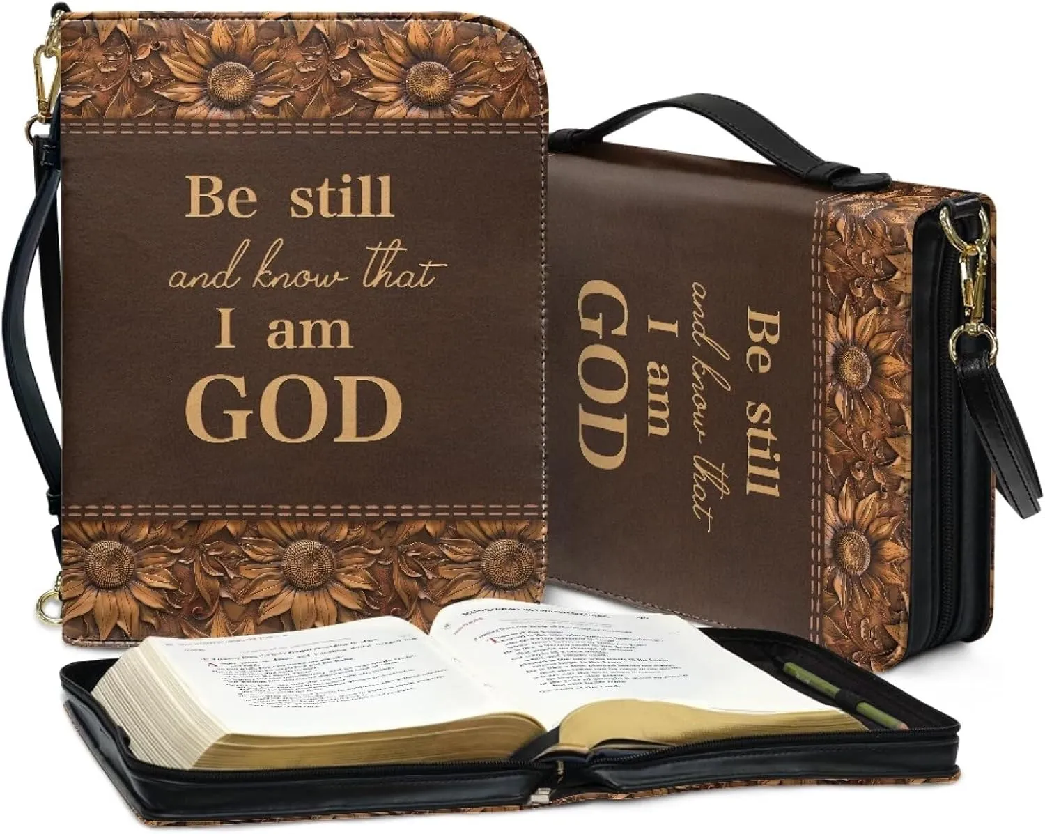 Large Bible Cover Case for Women Men Waterproof Study Church Bag Religious Christian Accessories M-2XL