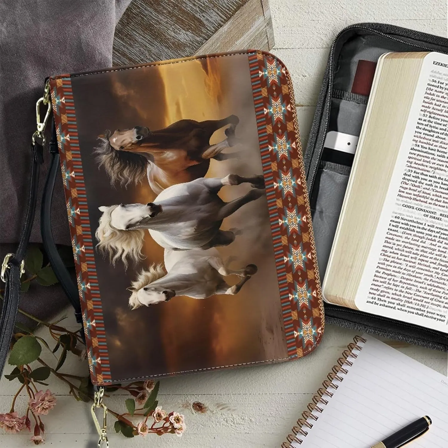 Large Bible Cover Case for Women Men Waterproof Study Church Bag Religious Christian Accessories M-2XL