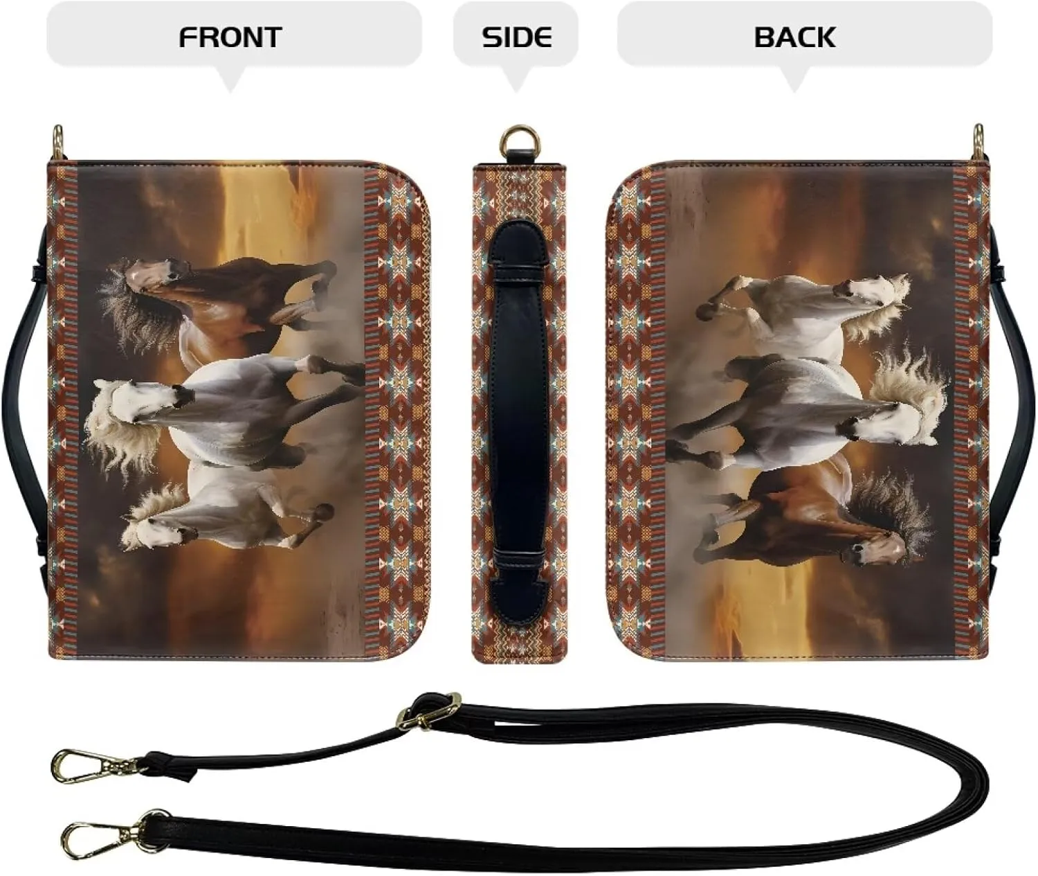 Large Bible Cover Case for Women Men Waterproof Study Church Bag Religious Christian Accessories M-2XL