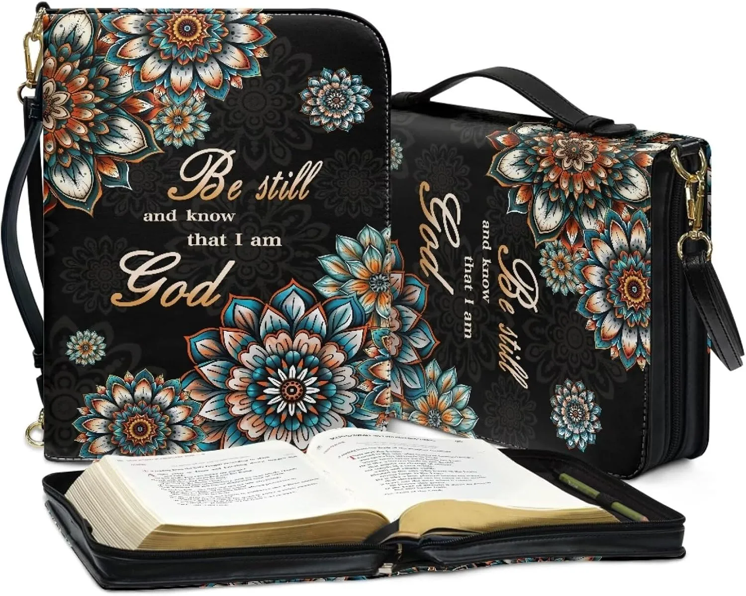 Large Bible Cover Case for Women Men Waterproof Study Church Bag Religious Christian Accessories M-2XL