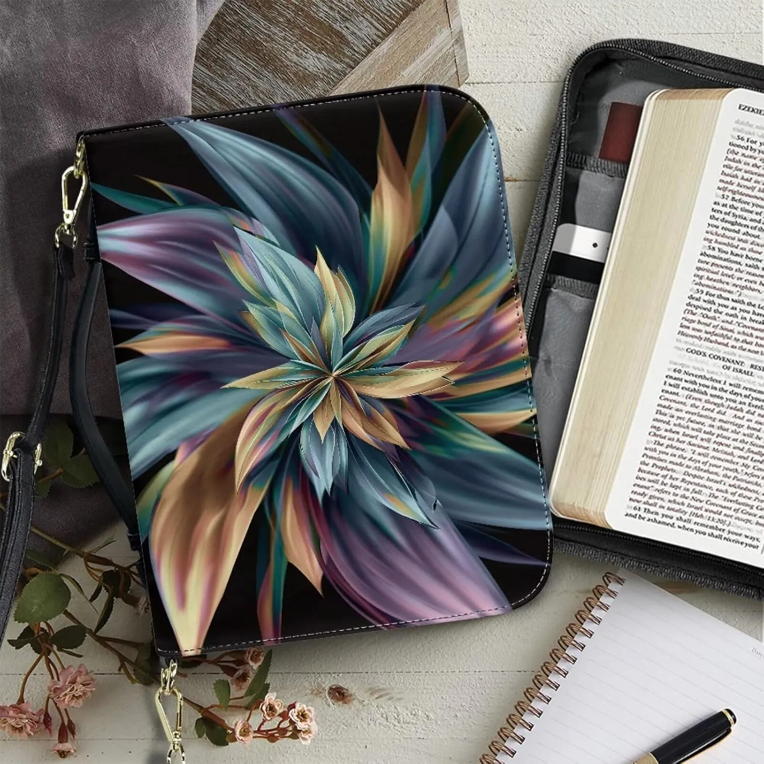 Large Bible Cover Case for Women Men Waterproof Study Church Bag Religious Christian Accessories M-2XL