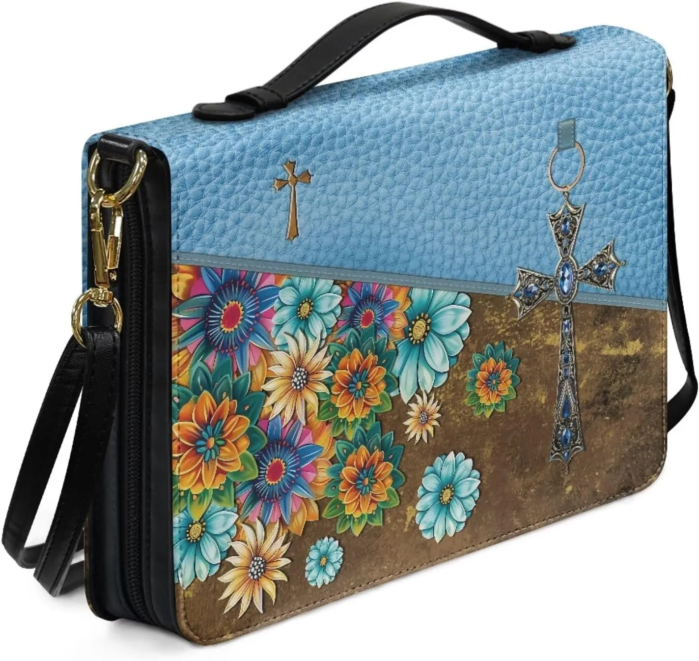 Large Bible Cover Case for Women Men Waterproof Study Church Bag Religious Christian Accessories M-2XL
