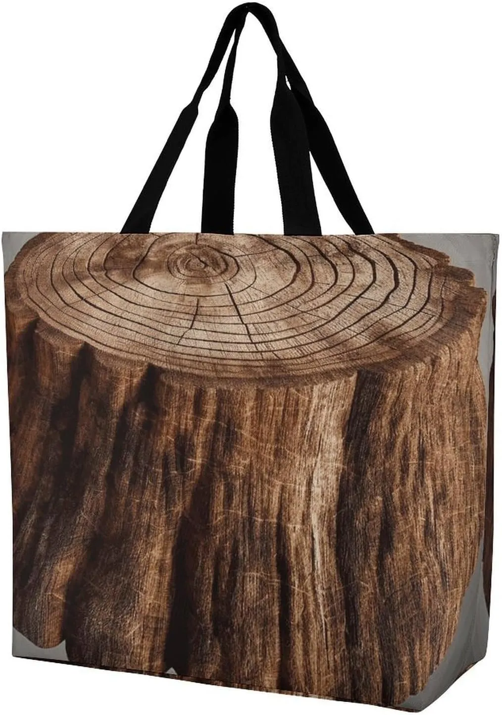 Large Capacity Shopping Bag Space with Cluster Canvas Grocery Bags Foldable Tote Bag