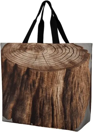 Large Capacity Shopping Bag Space with Cluster Canvas Grocery Bags Foldable Tote Bag