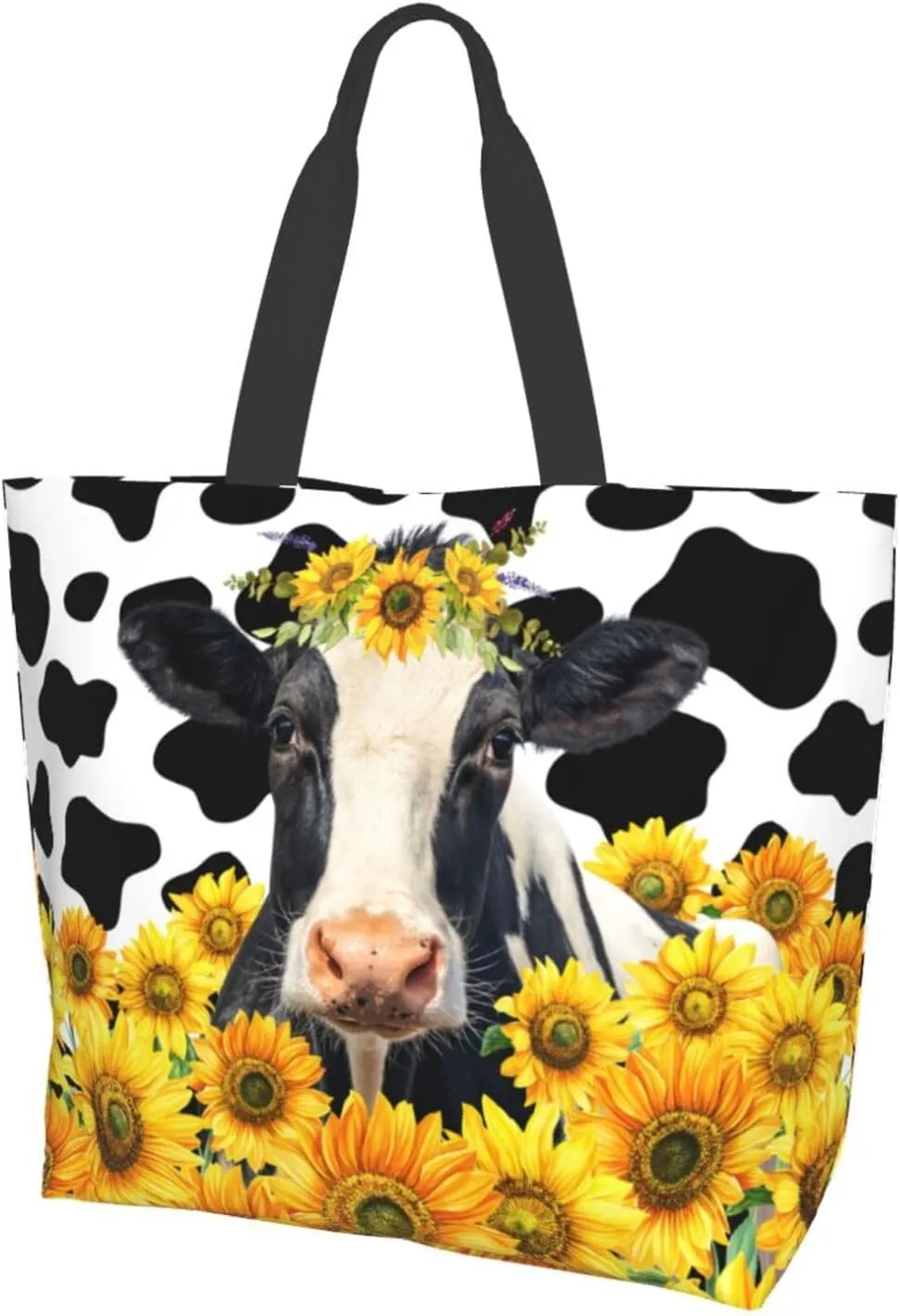 Large Tote Bag For Women Reusable Grocery Bag Waterproof Shopping Handbag