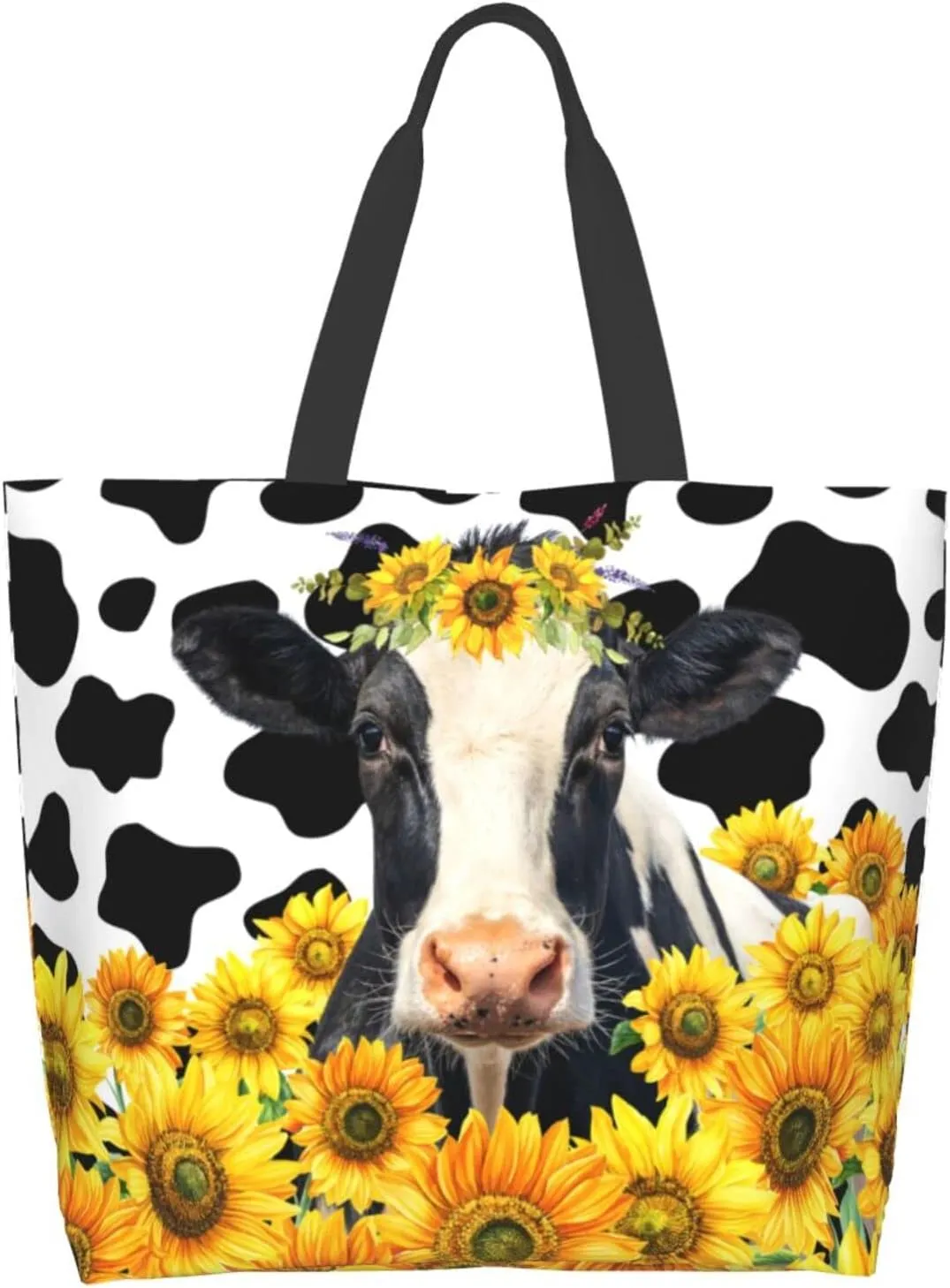 Large Tote Bag For Women Reusable Grocery Bag Waterproof Shopping Handbag