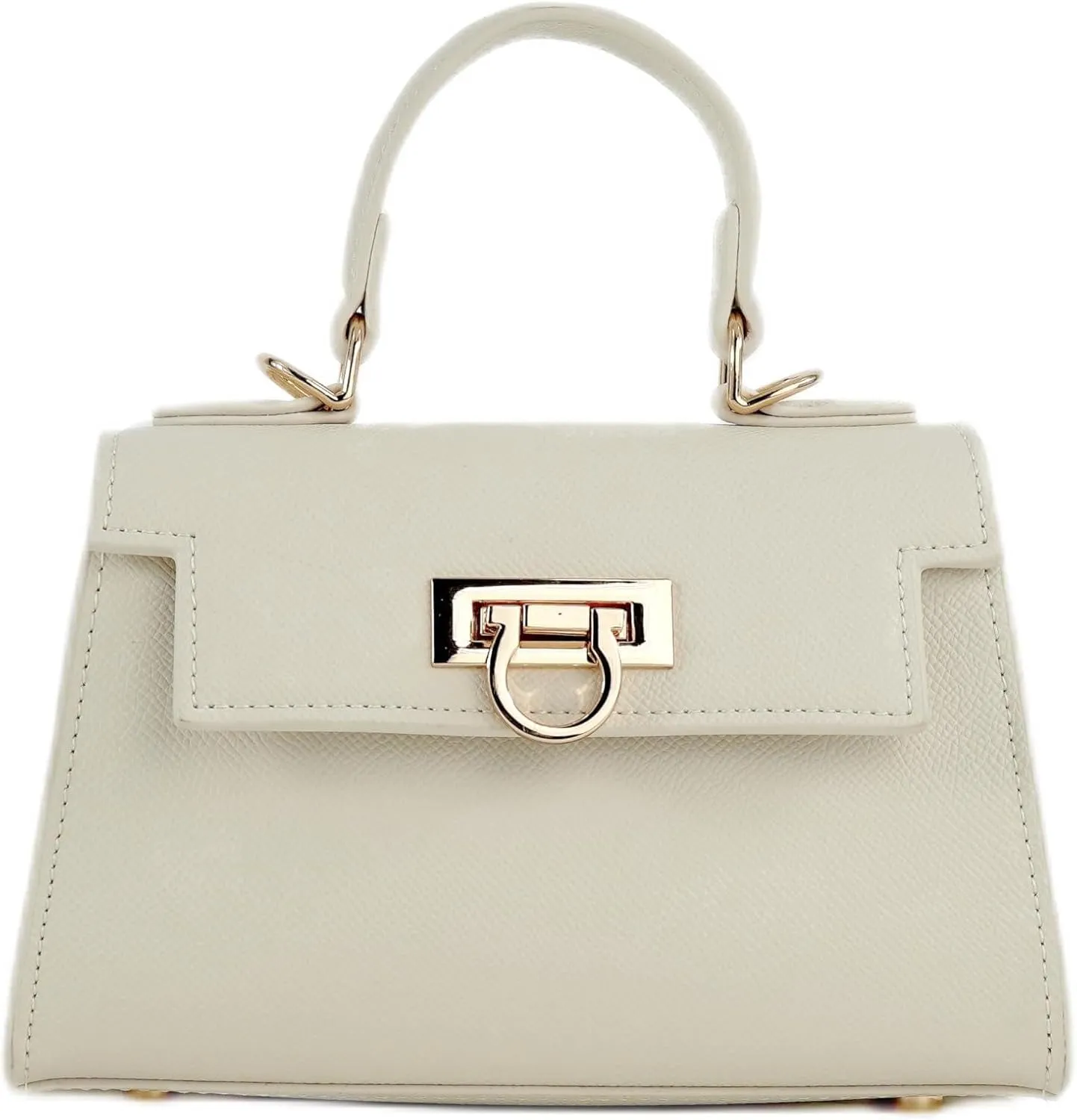 Layla Mini Women’s Top-Handle Handbags – Luxury Crossbody Purse Shoulder Bag for Women – Leather Handbag, Detachable Strap