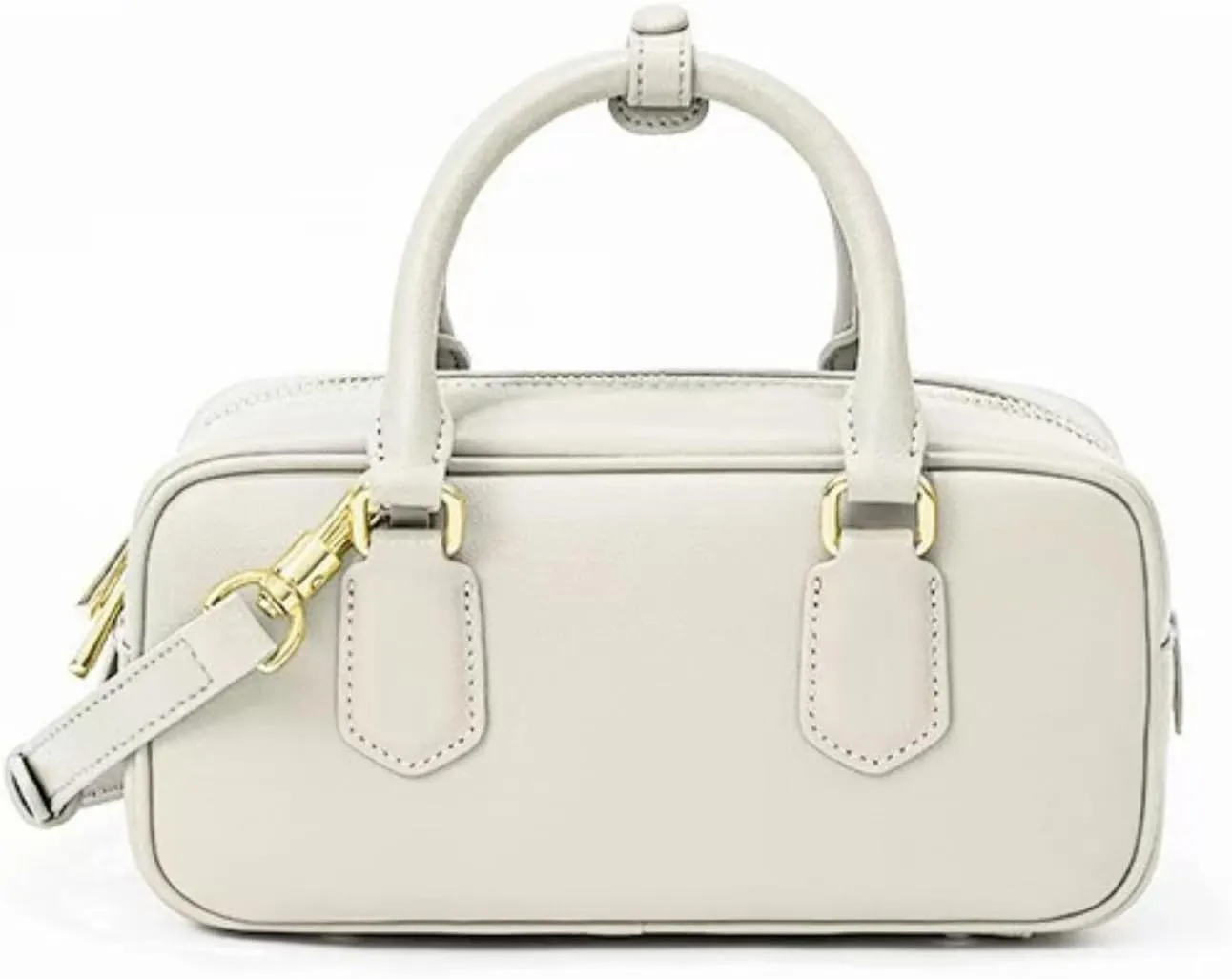 Leather Bags for Women, Women's Top-handle Handbags with Detachable Strap, Small Crossbody Women Purse, Tote Bag