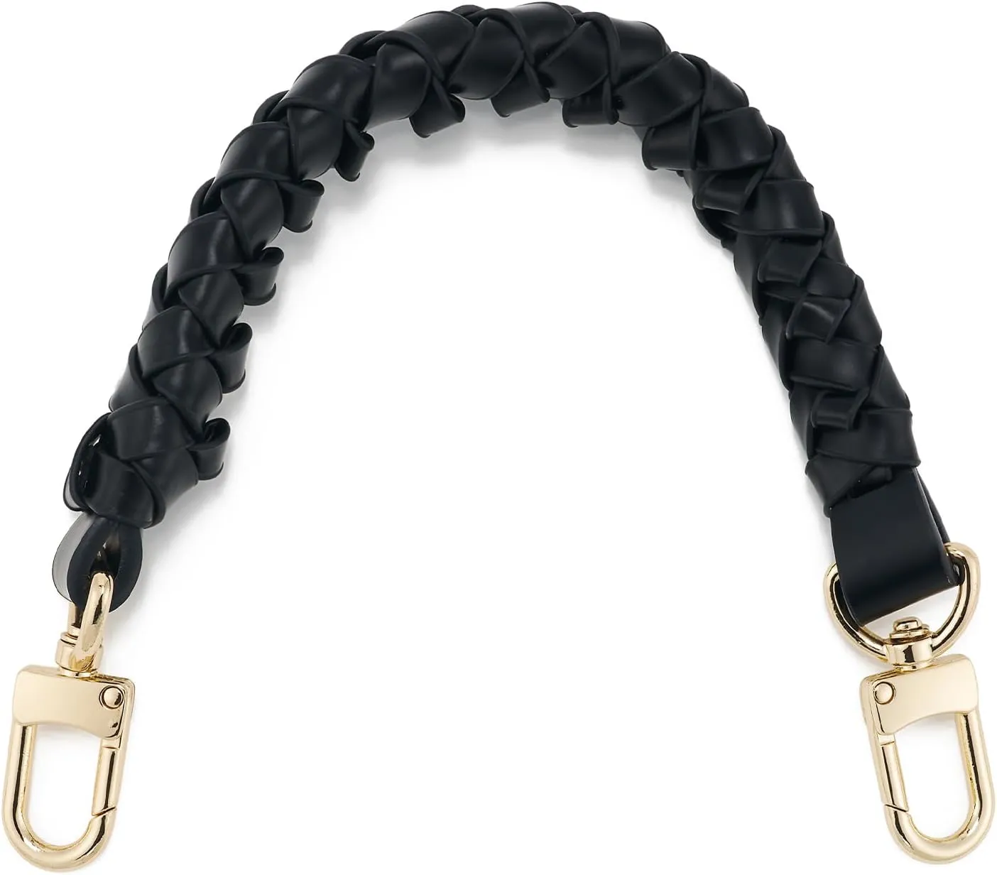Leather Braided Handle for Neonoe Bucket Pochette Beaubourg Hobo Bag Women Woven Purse Replacement Short Top Handle Strap