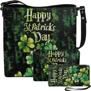 Leather Bucket Crossbody Bags for Women Cosmetic Bag with Wristlet Wallet Purse 3 Piece Shoulder Tote Bag
