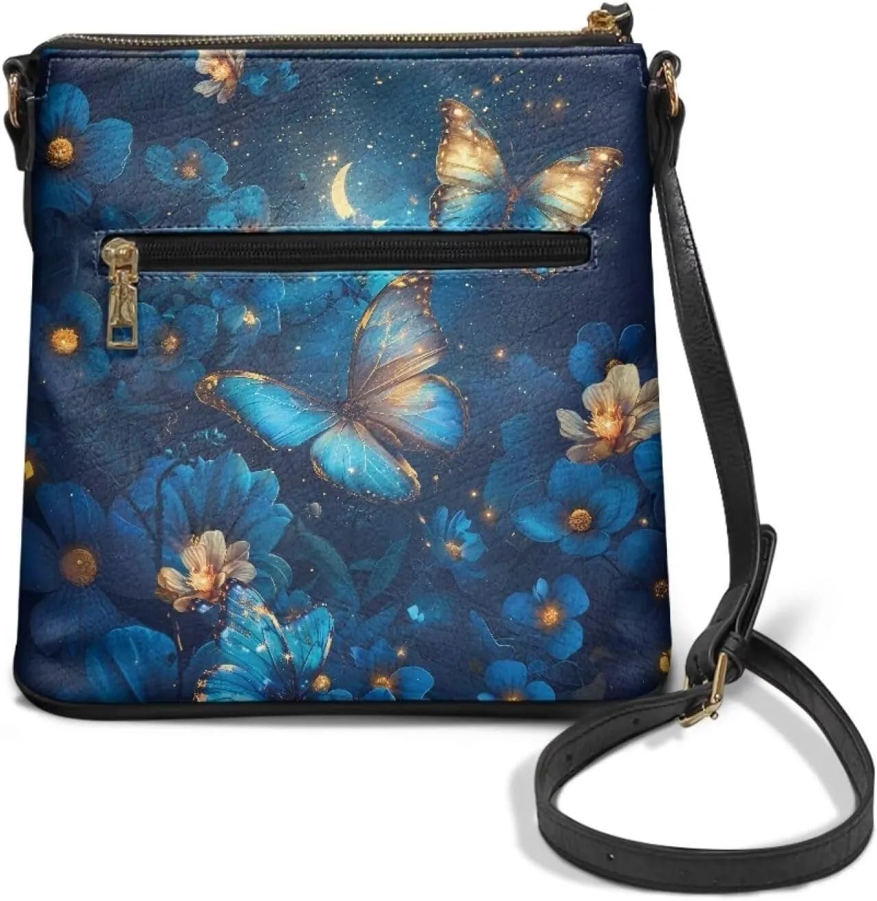 Leather Crossbody Bags for Women Tote Bag with Zipper Waterproof Shoulder Bag Travel Work Soft Handbag