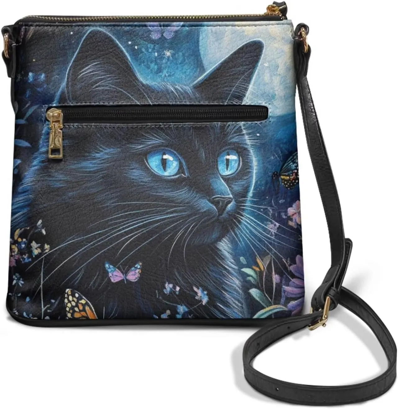 Leather Crossbody Bags for Women Tote Bag with Zipper Waterproof Shoulder Bag Travel Work Soft Handbag