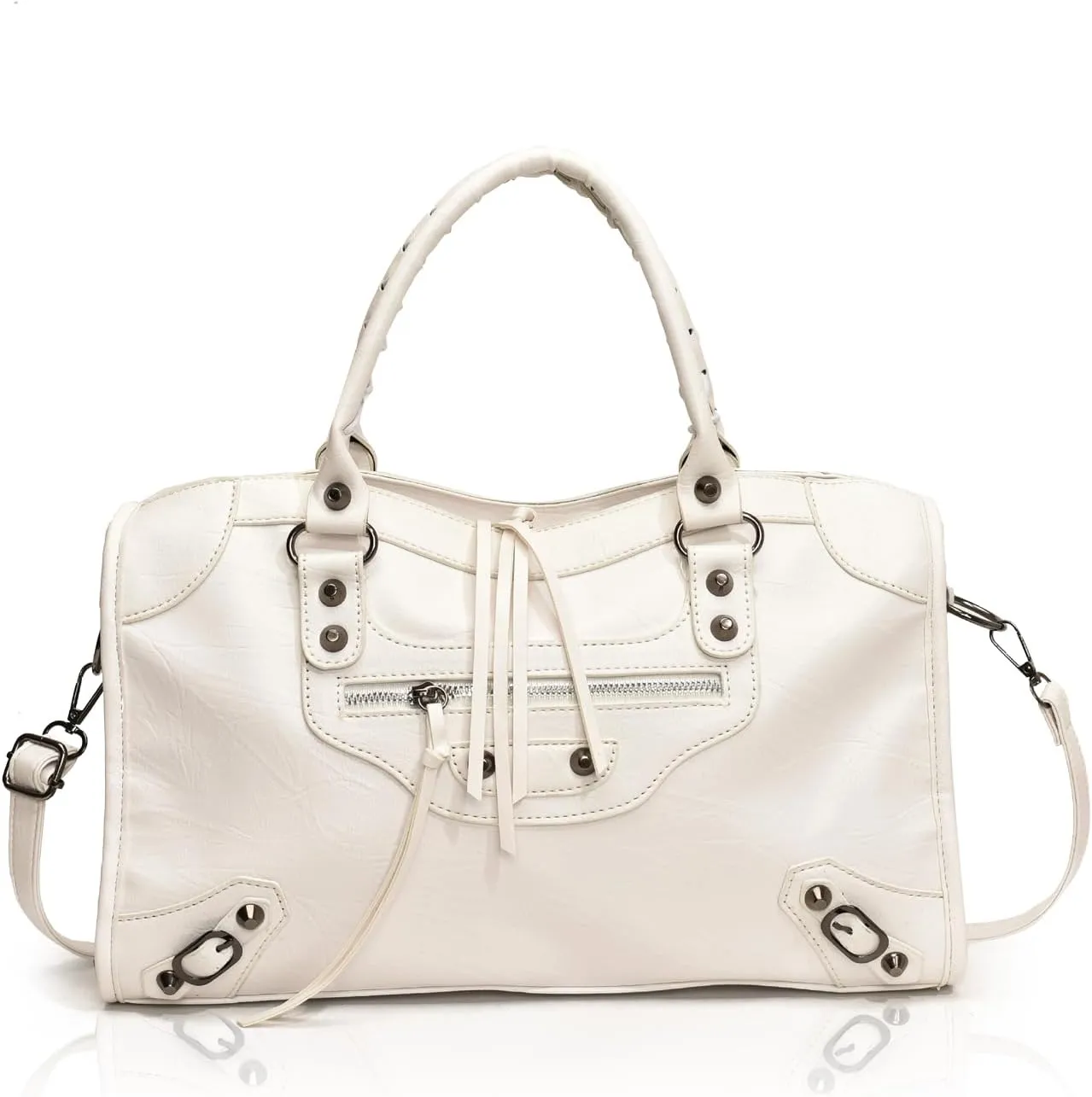 Leather Crossbody Bags for Women - Trendy Hobo Shoulder Purse, Adjustable Strap, Stylish Tote for Work, Travel & Casual Use