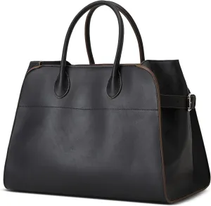 Leather Tote Bags for Women Large Tote Bag Retro Top-handle Bag Trendy Work Bag PU Leather Purse 2025