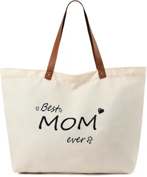 LEMEDE 30L Zip Grocery Bag - Wide Handheld to Reduce Shoulder Pressure,Personalized Minimalist Style Tote Bag,Gift for Women