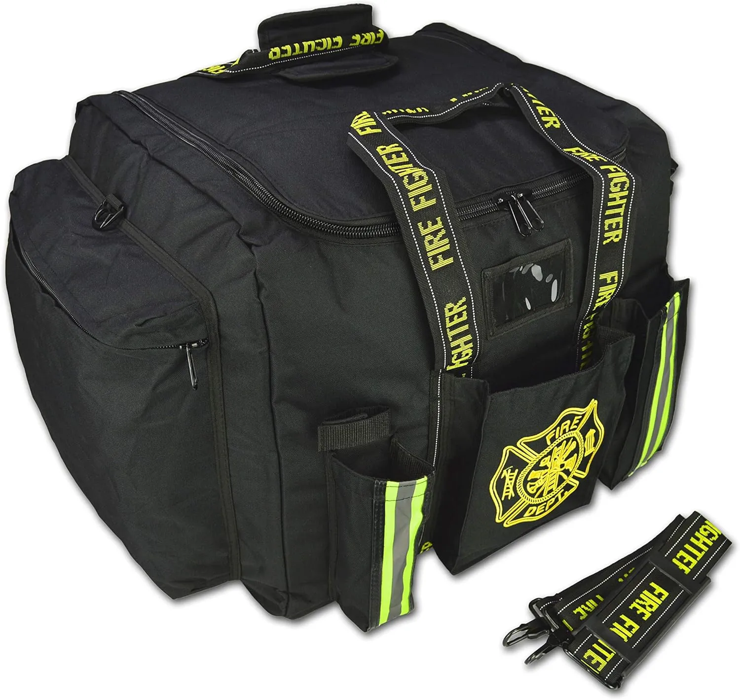 Lightning X Products Premium Step-In Turnout Gear Bag Front Operations Pocket - Black