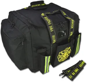 Lightning X Products Premium Step-In Turnout Gear Bag Front Operations Pocket - Black