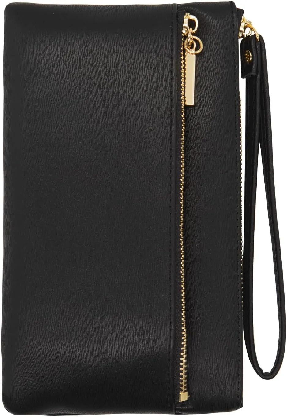 LJCZKA Small Leather Wristlet Wallet for Women Clutch Handbags Purses Cellphone Credit Card Holder Pocket with Wrist Strap