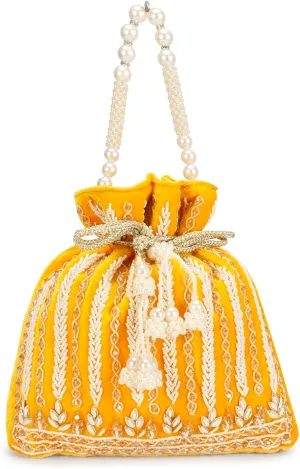 LONGING TO BUY Stylish Indian Velvet Evening Handbag & Polti Bag with White Pearl Handle & Embrodiery,Women Clutch Purses