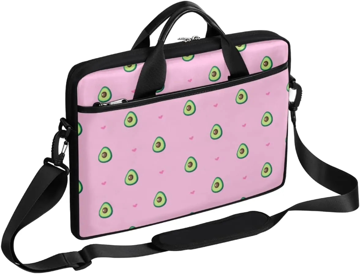 Love Letters Laptop Shoulder Messenger Bag Waterproof Laptop Briefcase Handle Padded Strap