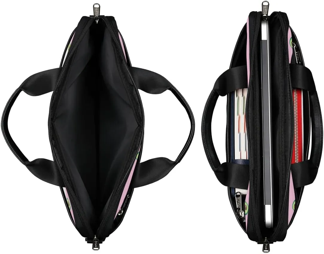 Love Letters Laptop Shoulder Messenger Bag Waterproof Laptop Briefcase Handle Padded Strap