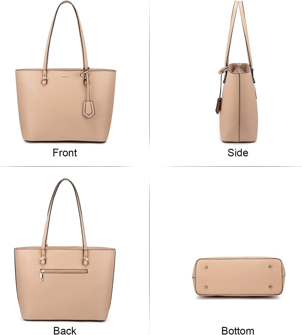 LOVEVOOK Purse for Women Fashion Tote Bag Shoulder Handbags Top Handle Satchel Bags with External Pocket
