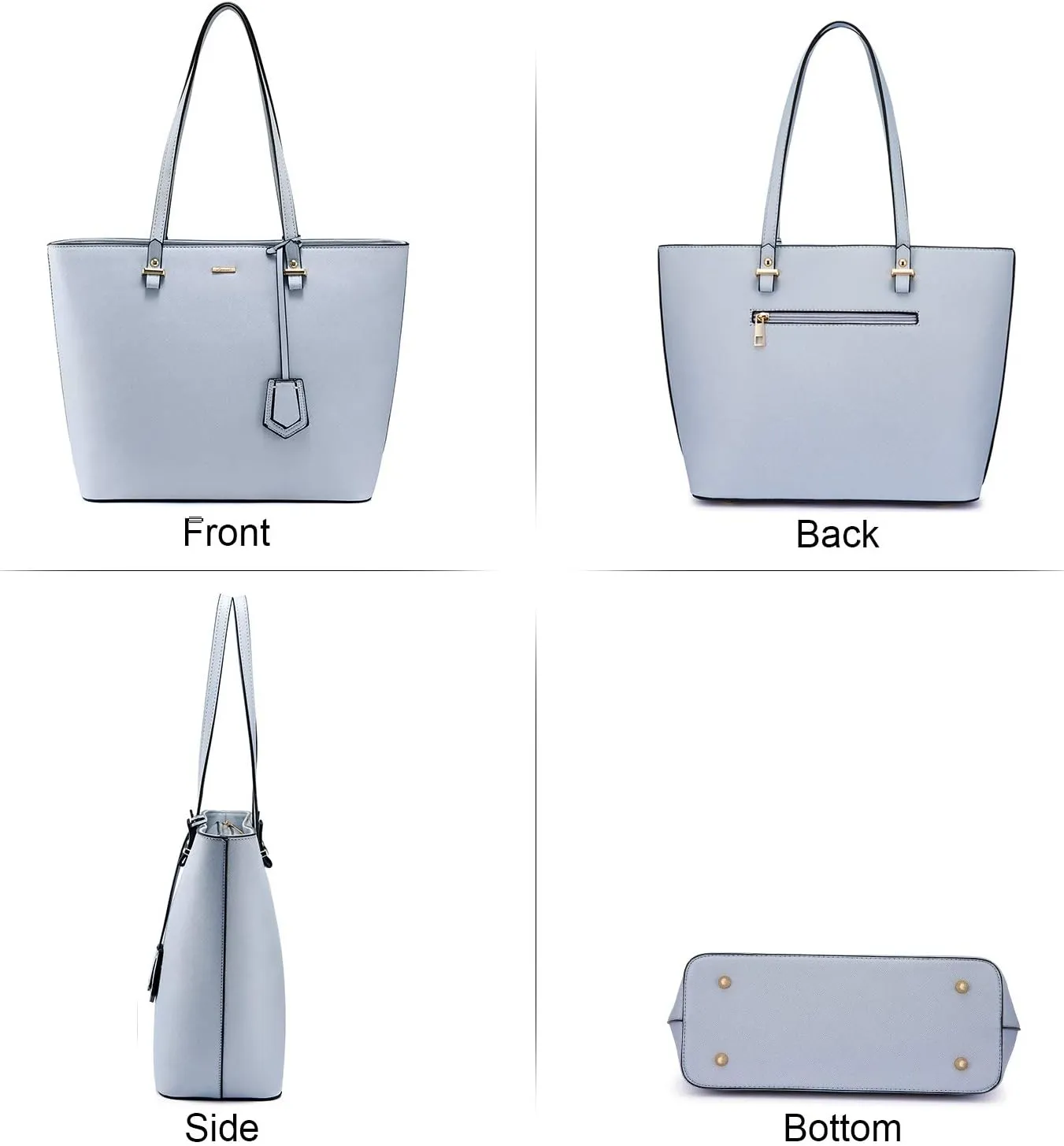 LOVEVOOK Purse for Women Fashion Tote Bag Shoulder Handbags Top Handle Satchel Bags with External Pocket