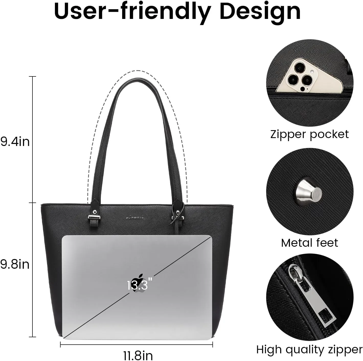 LOVEVOOK Purse for Women Fashion Tote Bag Shoulder Handbags Top Handle Satchel Bags with External Pocket