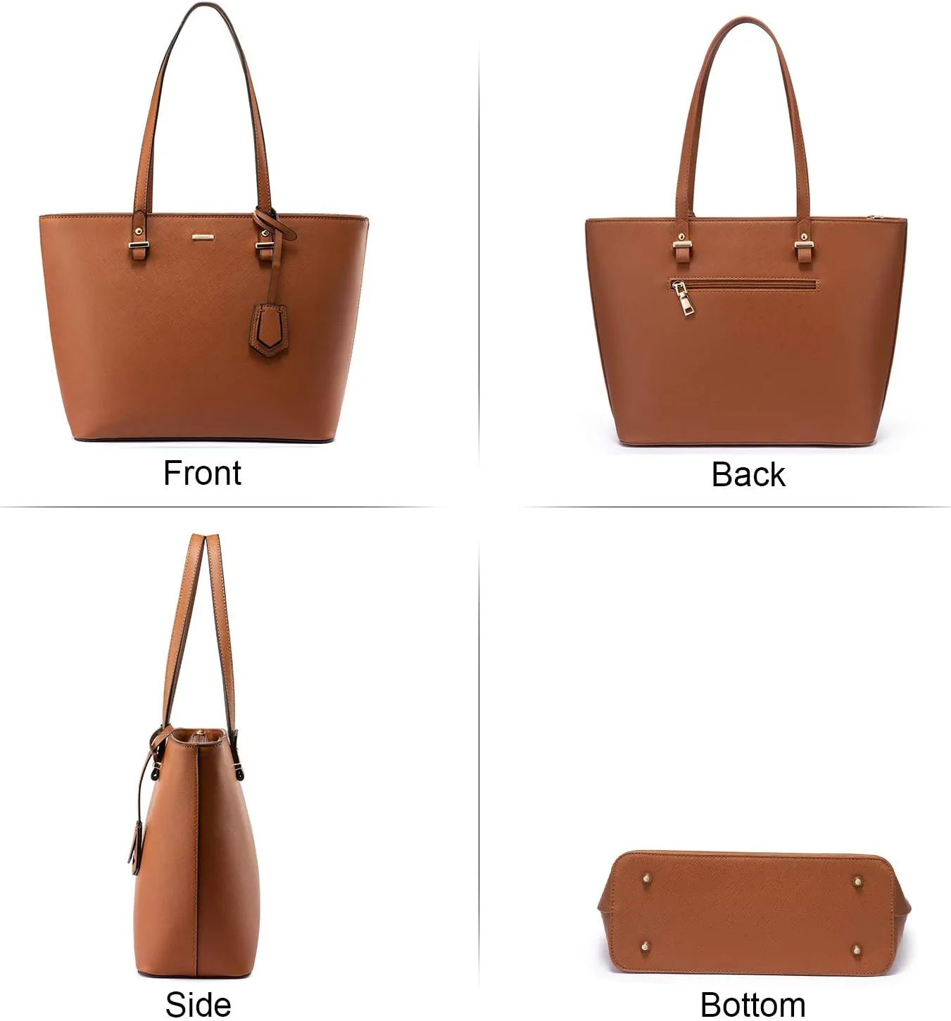 LOVEVOOK Purse for Women Fashion Tote Bag Shoulder Handbags Top Handle Satchel Bags with External Pocket