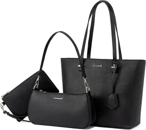LOVEVOOK Purse for Women Fashion Tote Bag Shoulder Handbags Top Handle Satchel Bags with External Pocket
