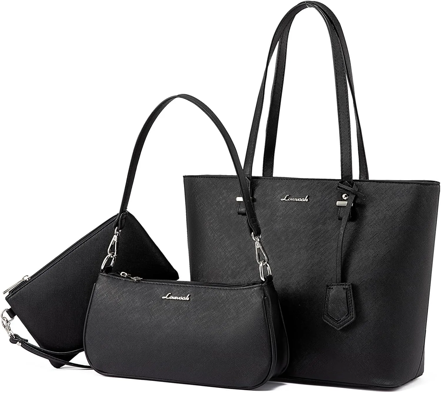 LOVEVOOK Purse for Women Fashion Tote Bag Shoulder Handbags Top Handle Satchel Bags with External Pocket